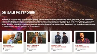 "Bots" blamed as Cheyenne Frontier Days halts Ticket Sales